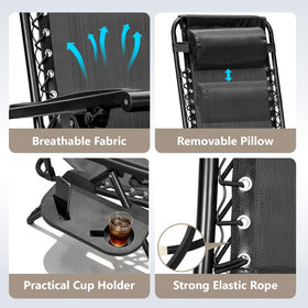 Make Changes folding lounge chair compact and portable for storage