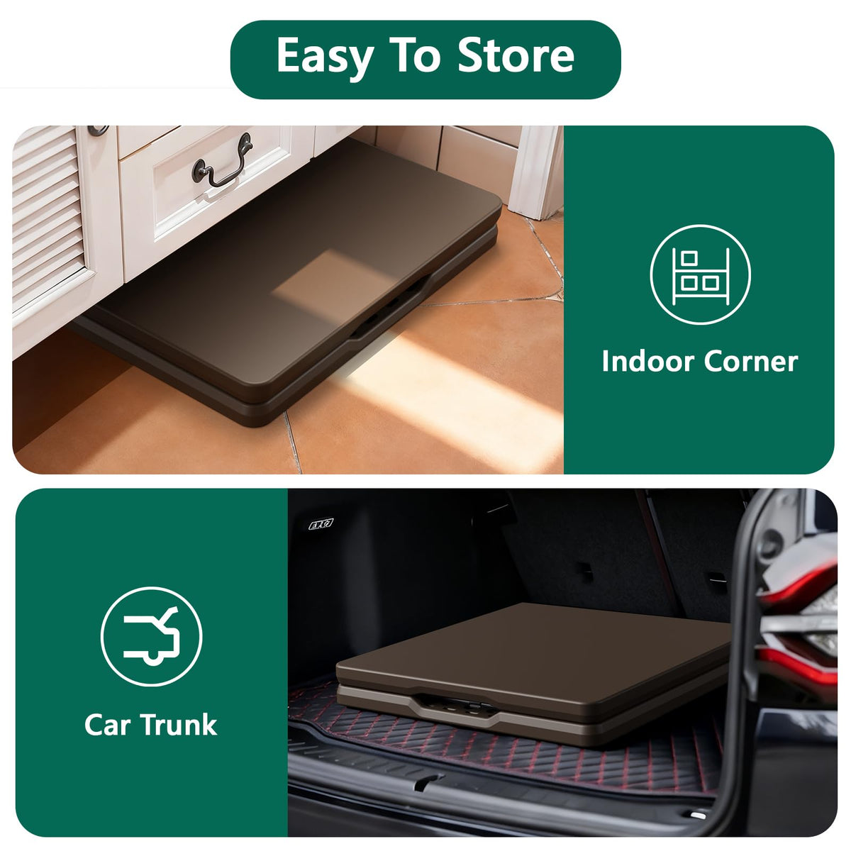 MAKE CHANGES folding table outdoor use, ideal for picnics and camping.