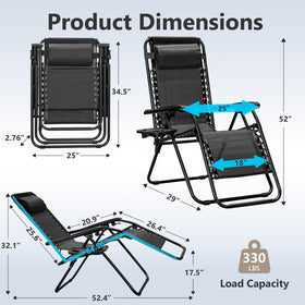 Make Changes outdoor recliner adjustable 90-170 degrees for customized comfort