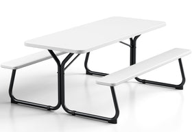 Make Changes Picnic Table 6ft top view showing spacious dining surface for eight outdoors
