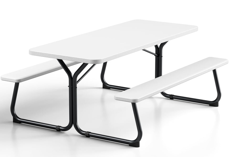 Make Changes Picnic Table 6ft top view showing spacious dining surface for eight outdoors
