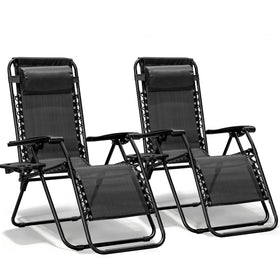 Make Changes zero gravity chair side view by the pool for lounging