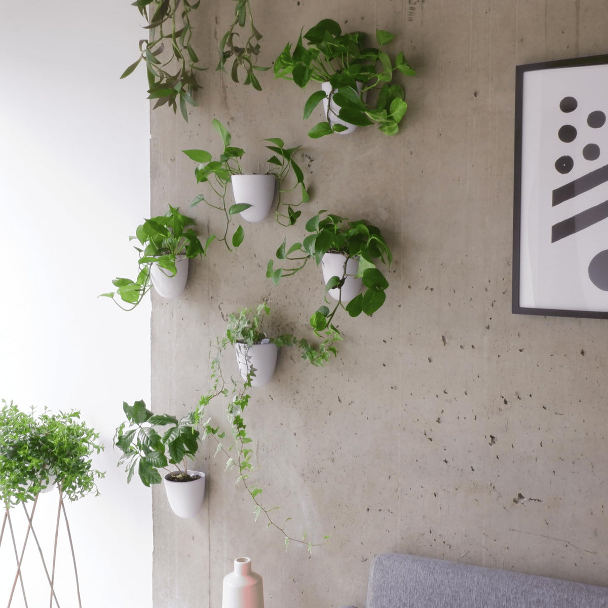 Create a vertical garden with Make Good PlantPod Luxe on your wall.
