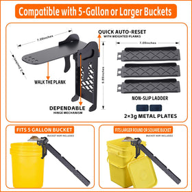 MakeNook Walk The Plank adjustable-sensitivity trap lets you tailor triggers for varying rodent sizes