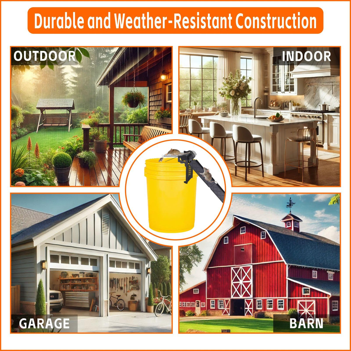 MakeNook Walk The Plank durable-ABS construction stands up to outdoor conditions for lasting use