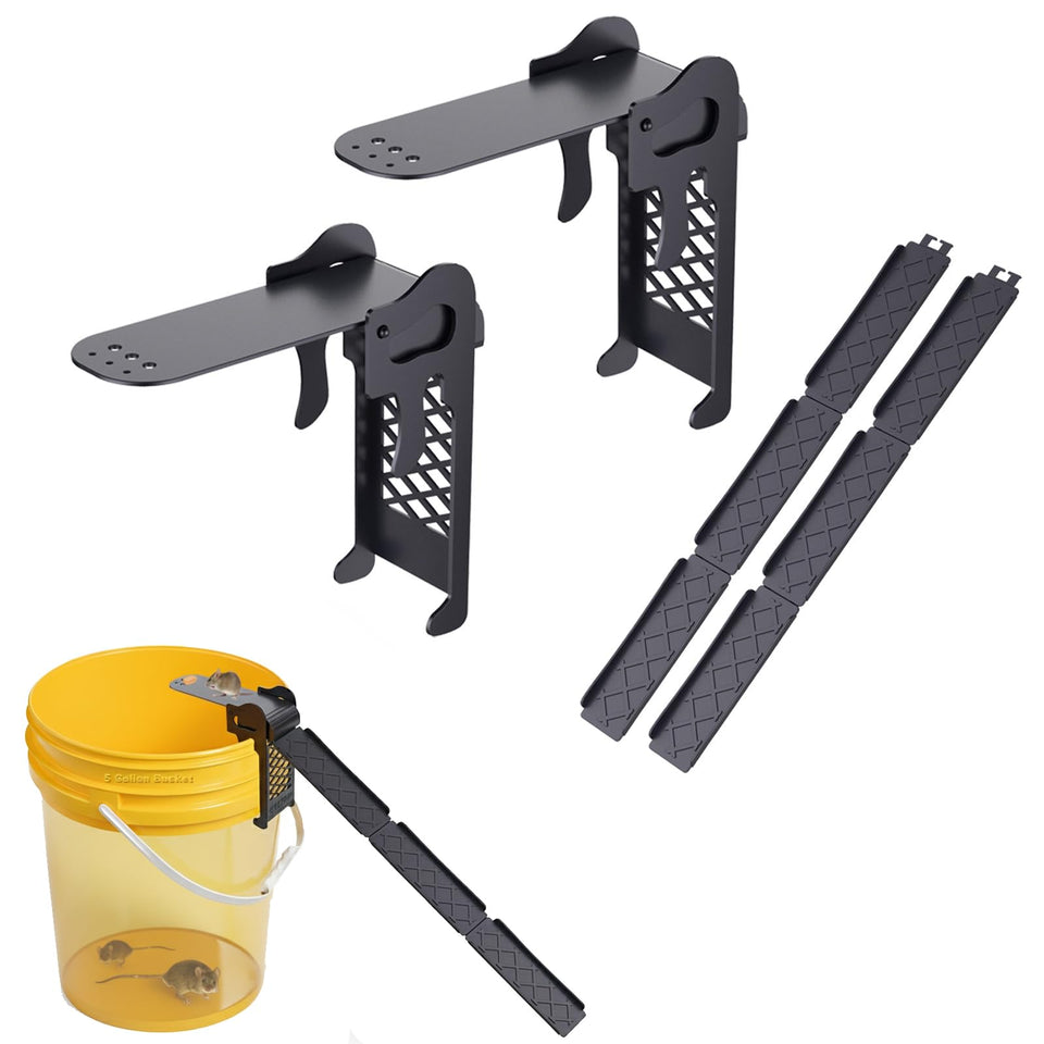 MakeNook Walk The Plank bucket mouse trap for indoor and outdoor use