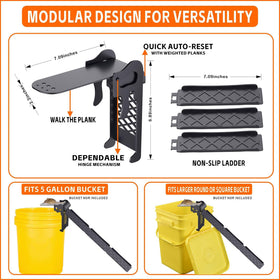 MakeNook Walk The Plank durable, weatherproof trap for outdoor use.