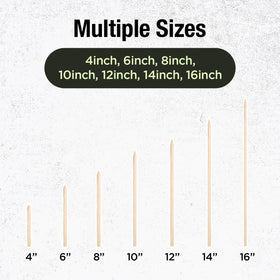 Makerstep bamboo skewers 12-inch pack versatile for fruit and cocktail garnishes