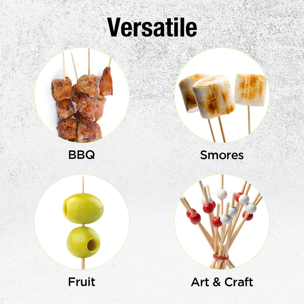 Makerstep skewers for parties, perfect for appetizers and cocktails.
