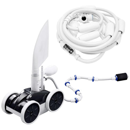MAKHOON upgrade pool sweeper with jet action for thorough ground coverage in in-ground pools.