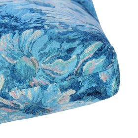 Makimoo Blue Monet Garden cushions suit patios and indoor spaces