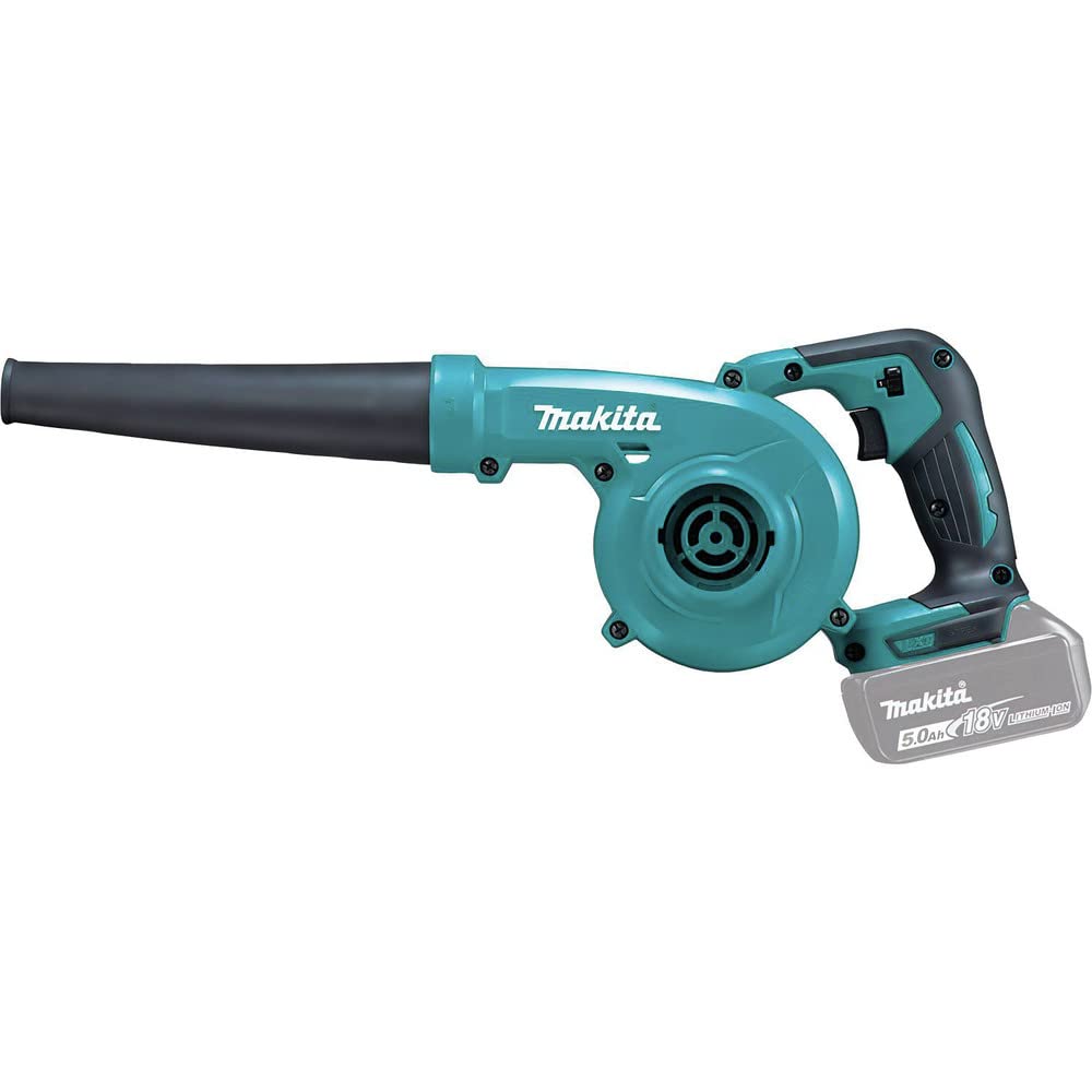 Makita XBU05Z blower weighs 4.1 lbs with battery.