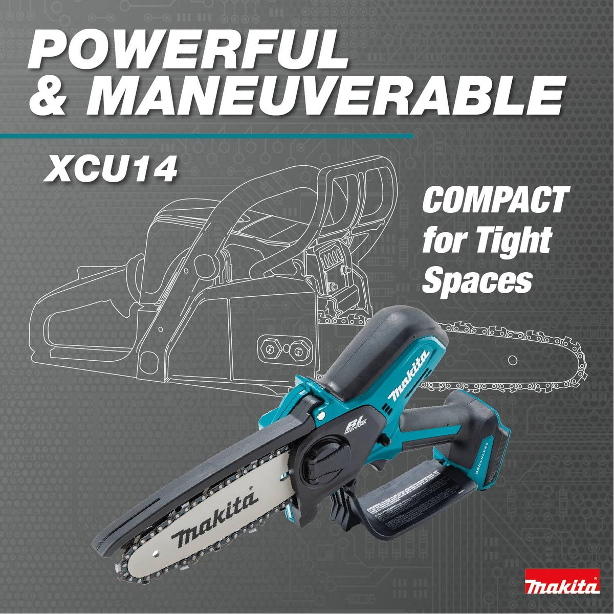 Makita XCU14Z demonstrates up to 140 cuts in 2 inch cedar with one charge