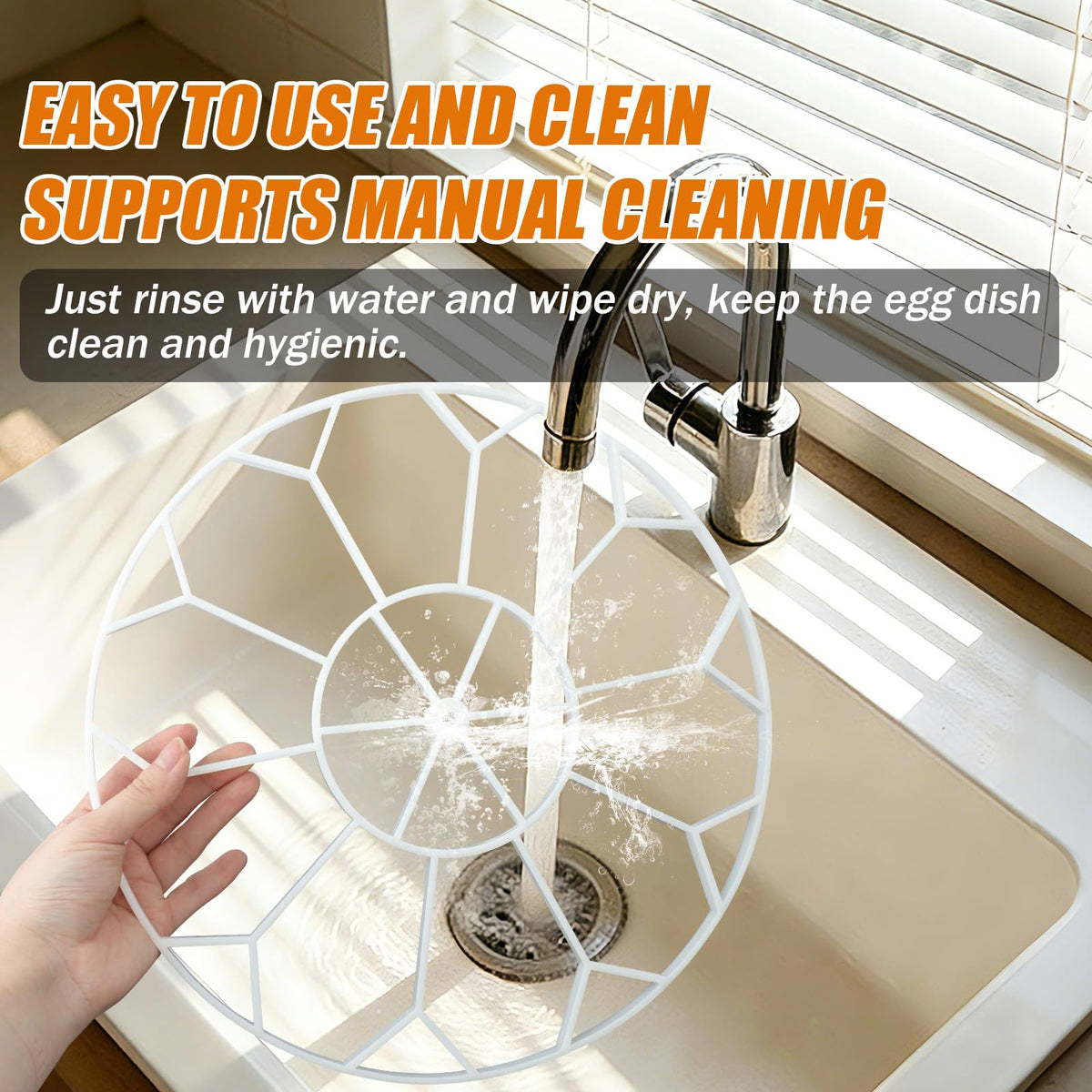 Keeps eggs clean and hygienic between handling and turning sessions