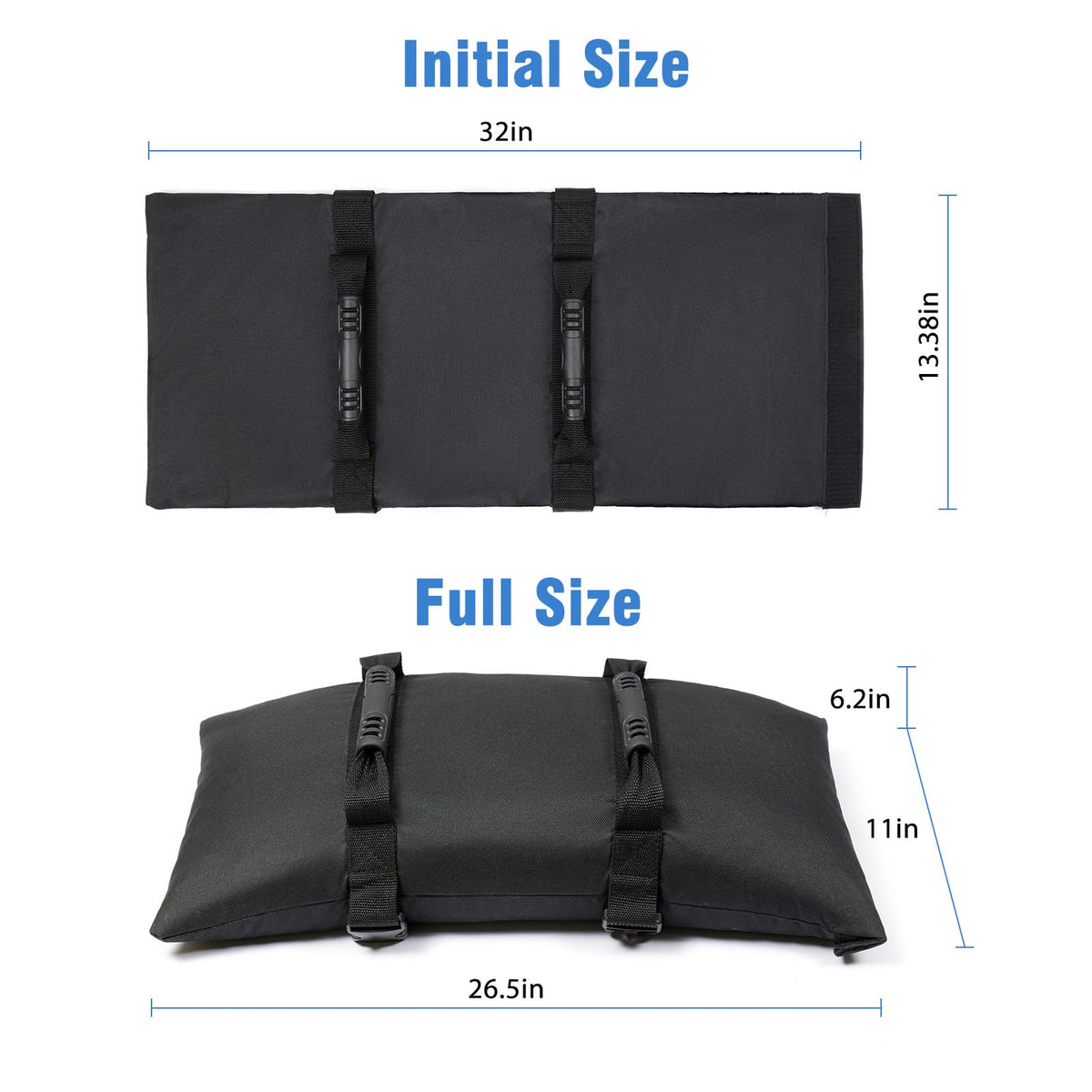Malomke umbrella base setup shows enhanced outdoor stability.