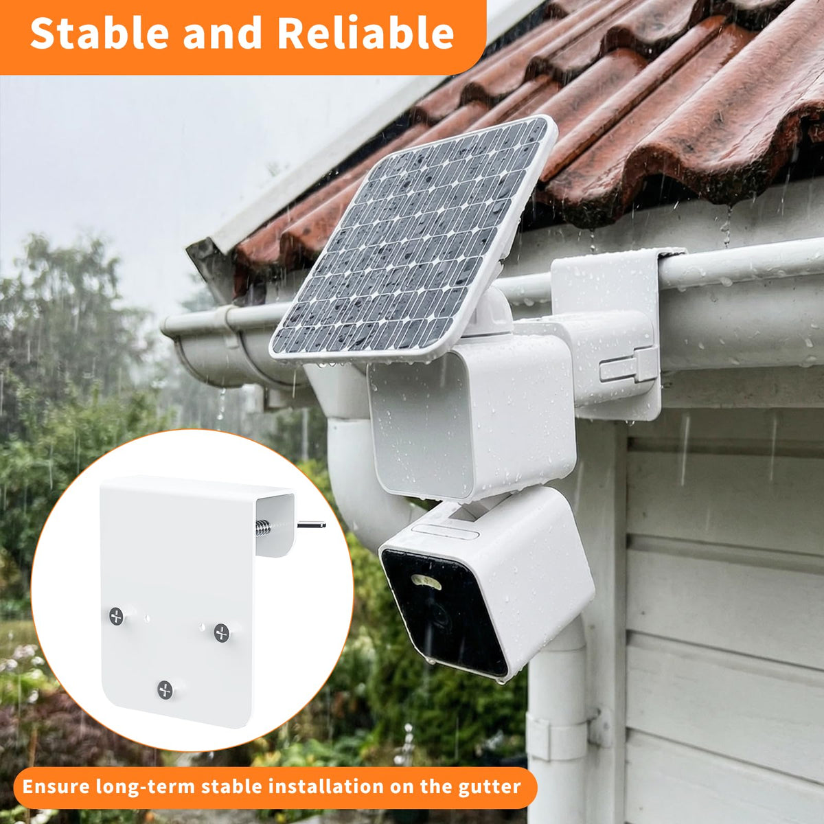All-in-one package includes screws for easy, one-person installation.