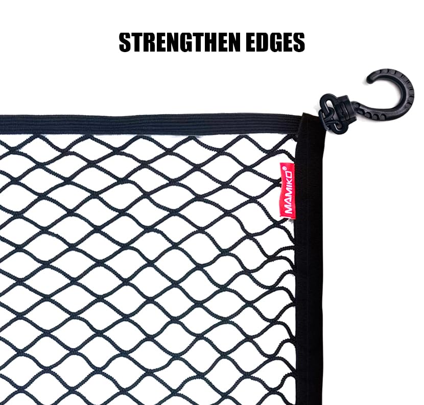 Mamiko cargo net fits most folding wagons with quick attachment.