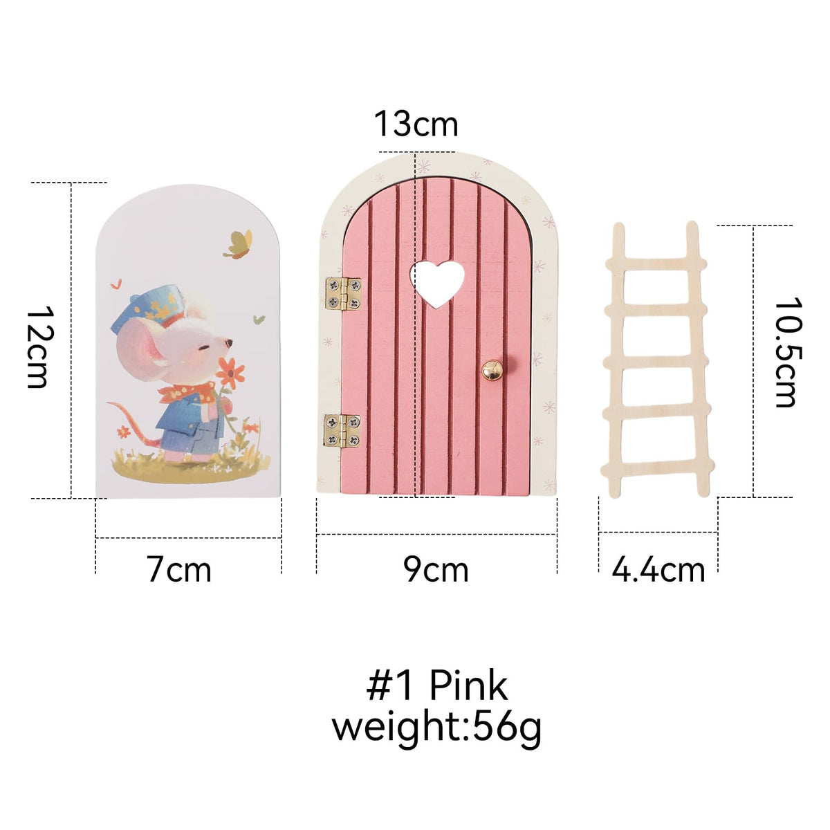 Mamimami Home Christmas gift door delivers a delightful handmade-style decoration for kids.