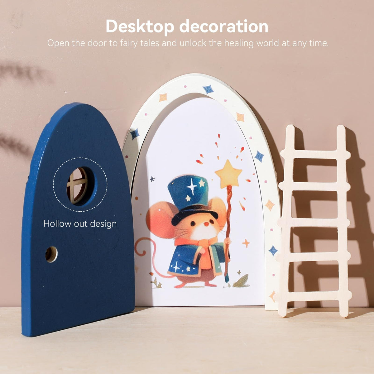 Mamimami Home elf mouse sticker enhances the portal with whimsical character and charm.