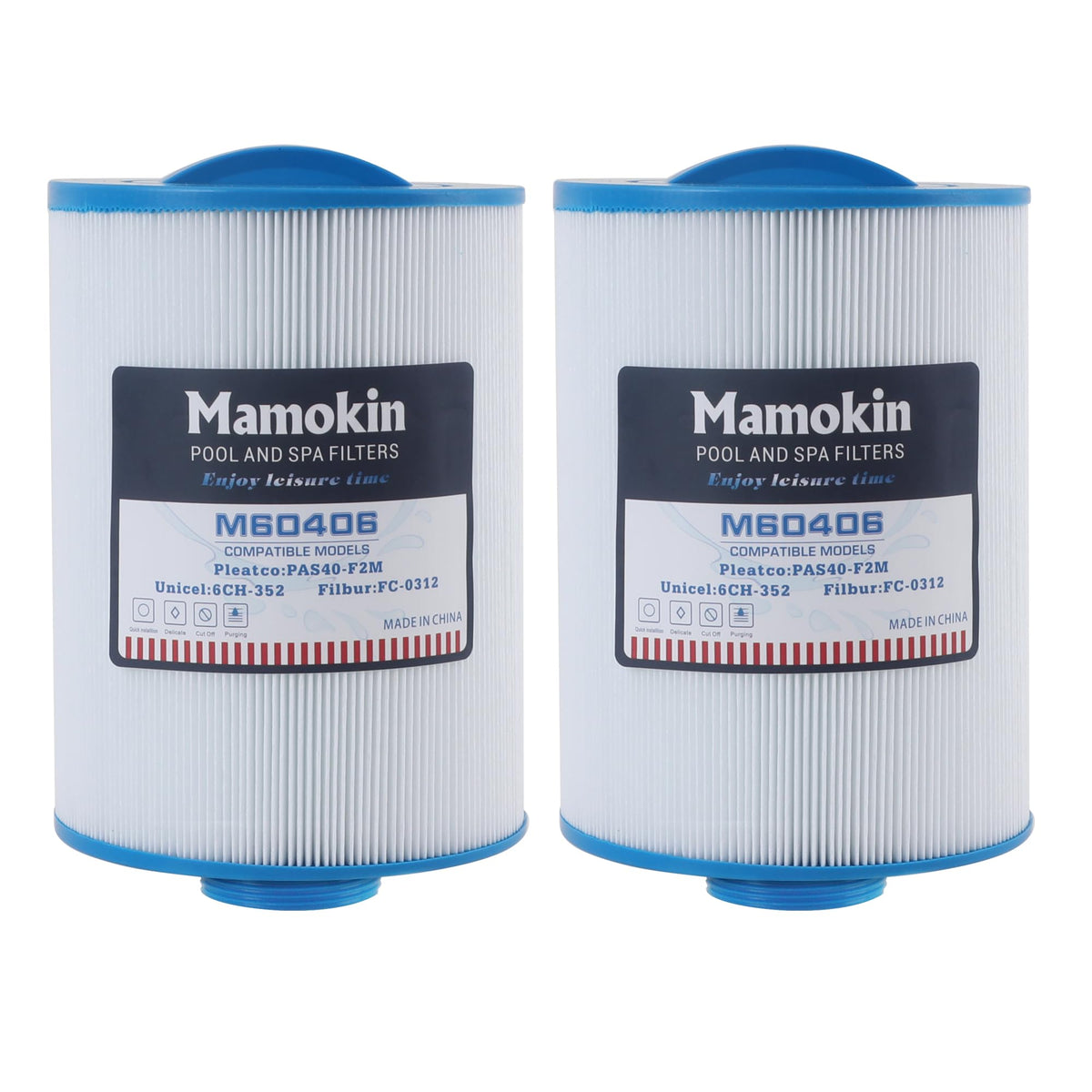 Mamokin 6CH-352 spa filter compatibility shows broad model support for easy replacements