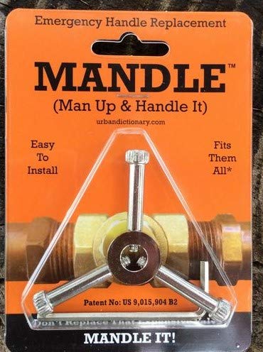 MANDLE adjustable handle on outdoor faucet enables quick compatibility