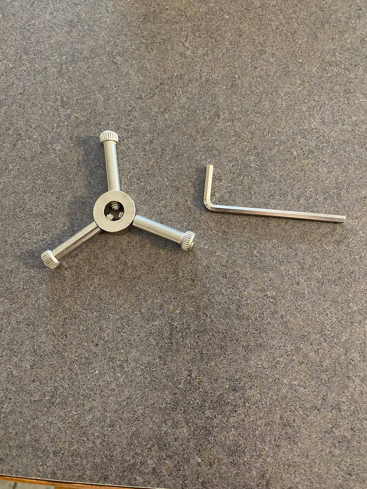 Mandle handle replacement in use demonstrates simple swap