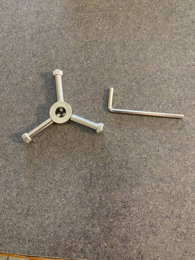 Mandle handle replacement in use demonstrates simple swap