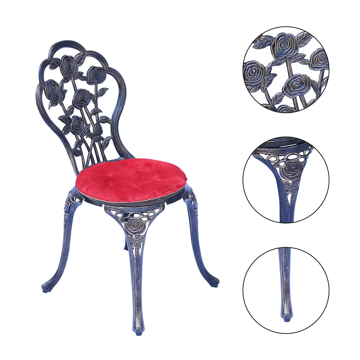 Mandolin foot adjustable screws improve stability of chairs and table