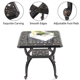 Mandolin includes handmade square woven coaster with the table.