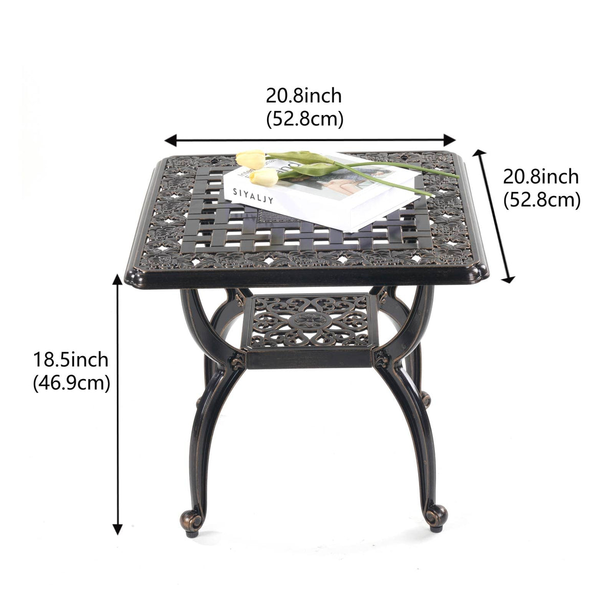 Mandolin outdoor table packaging and clear assembly instructions included.
