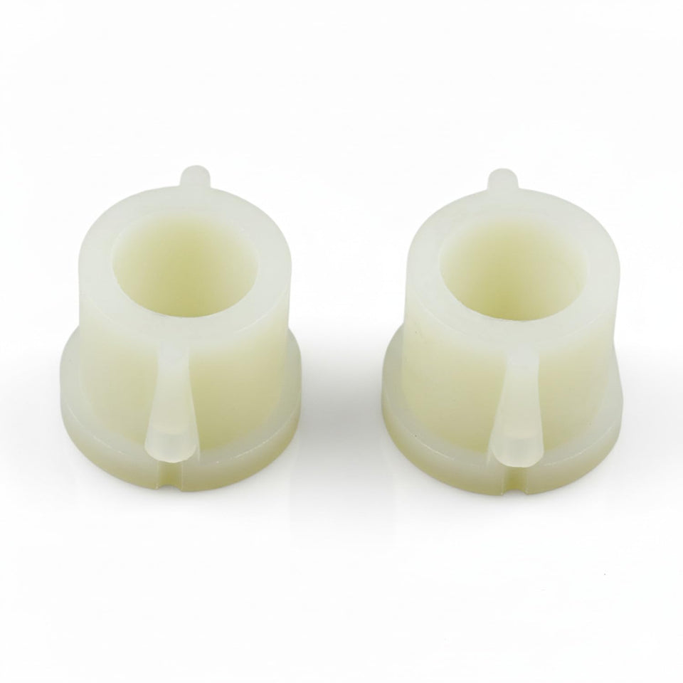 Manioiity GX21994 steering bushing front view, two-pack replacement for John Deere tractors.