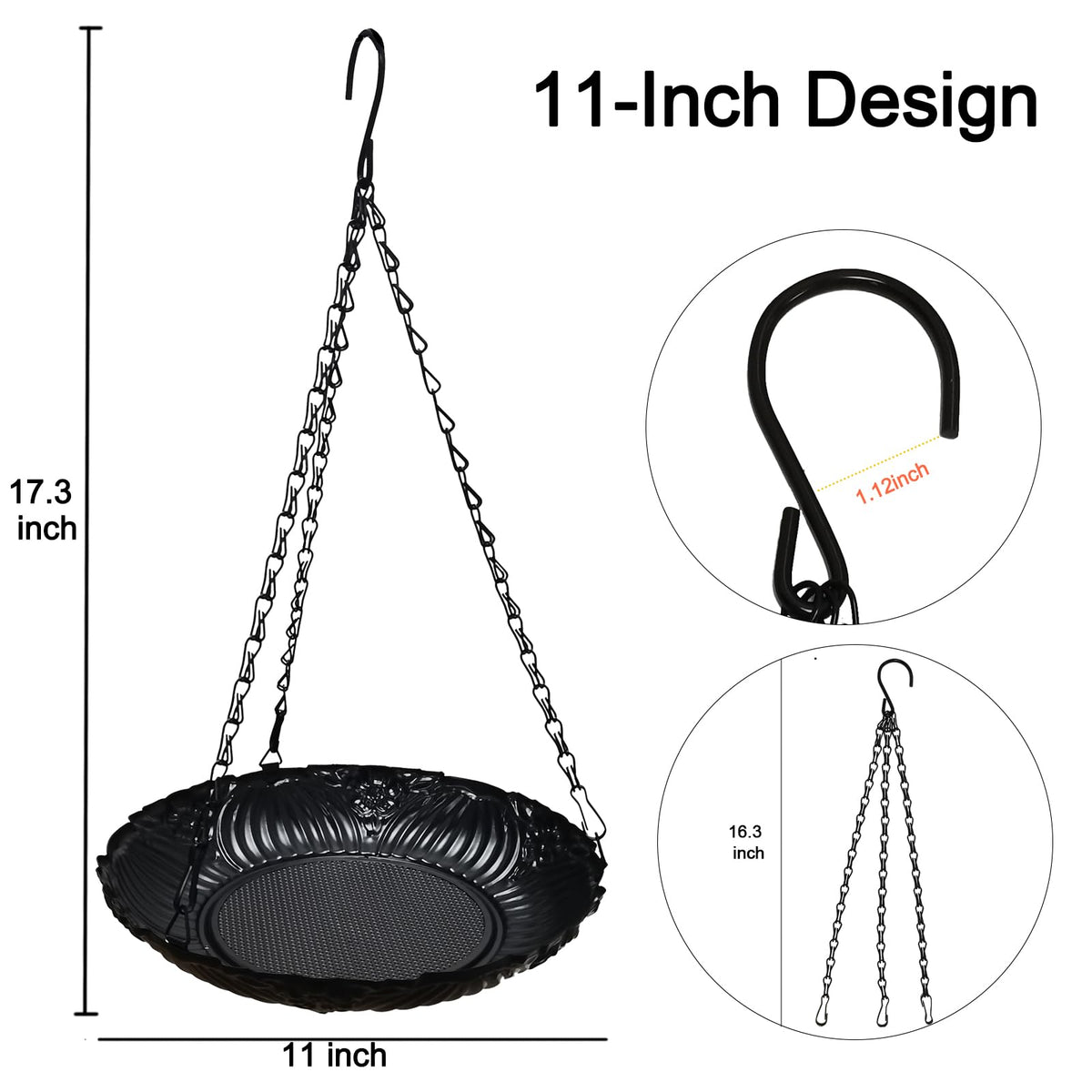 Manlikamu feeding tray supports multiple birds on a sturdy platform.