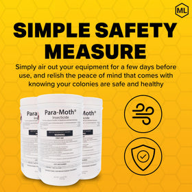 Mann Lake Para-Moth guard for wax-infused supers, extending equipment life.