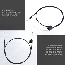 Mannial cable length 55.5 inches demonstrates full length for flexible installation.