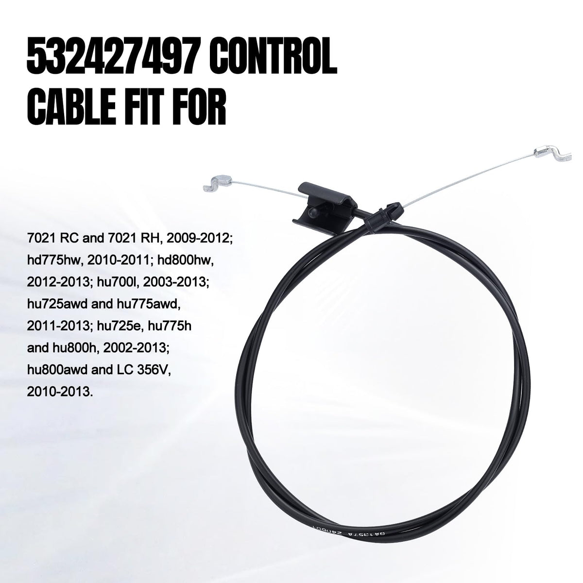 Mannial 7021 RC HU700 HU800 compatibility cable for broad mower compatibility