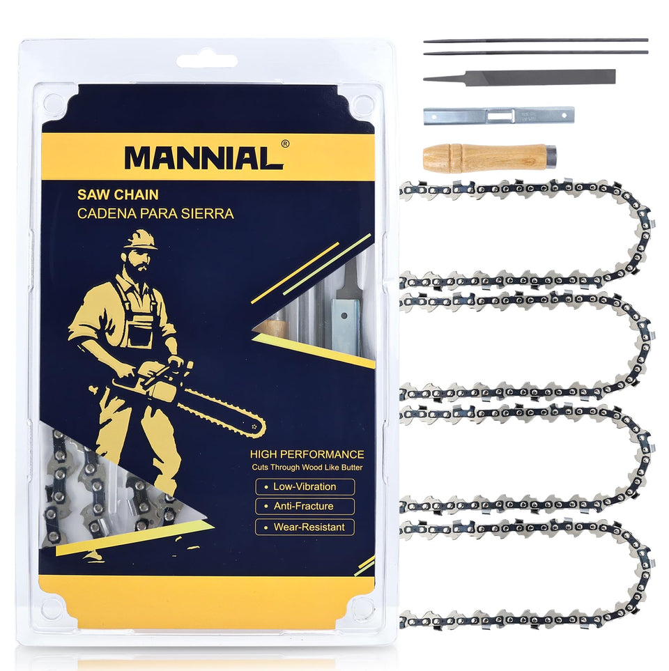 Mannial GTA26 4-inch chain pack shown for GTA 26 cutting tasks.