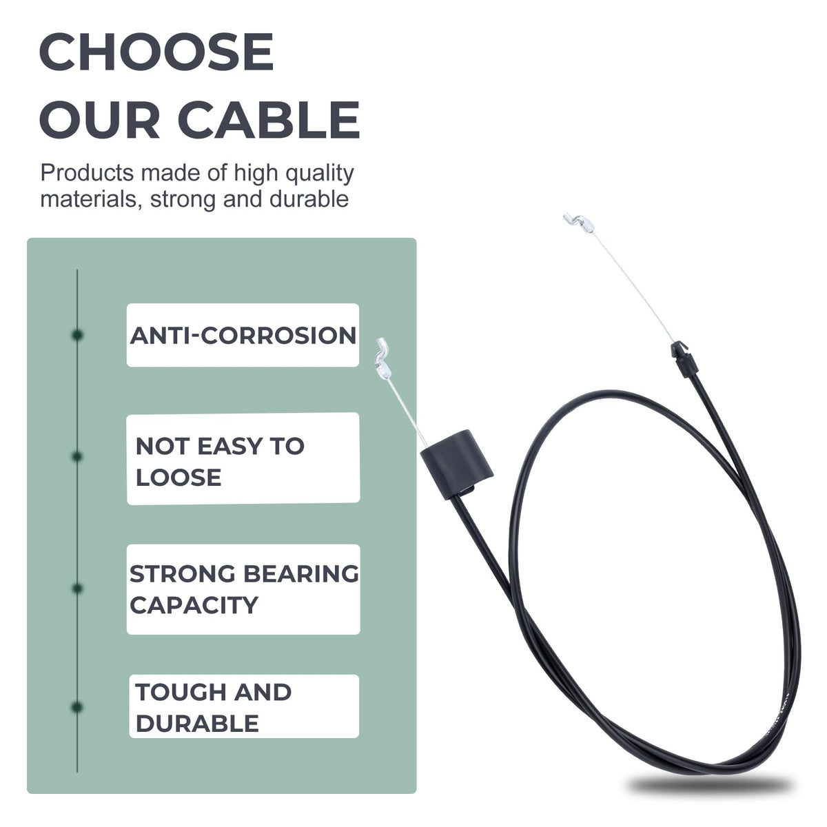 Mannial Husqvarna 62522 SH cable for dependable mowing performance