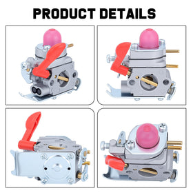 Mannial P4500 carburetor for Poulan P4500/P4500F supports reliable fuel flow