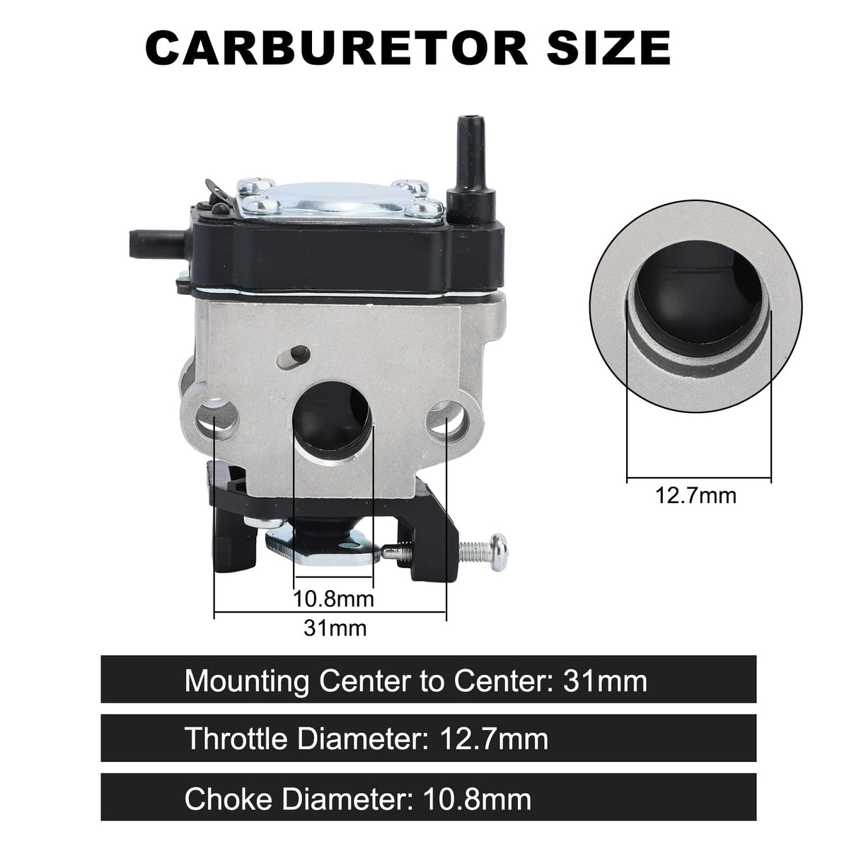Mannial primer bulb for Toro enables quick, straightforward priming.