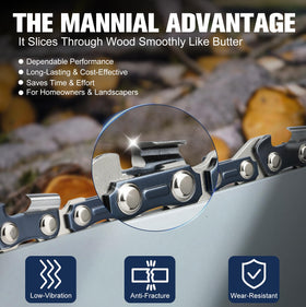 Semi-chisel design improves wear resistance on tough wood