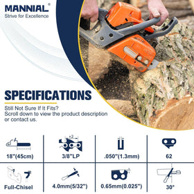 Mannial sharpening kit included for on site maintenance