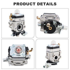 Mannial WYK-186 carburetor installed in a field-ready trimmer.