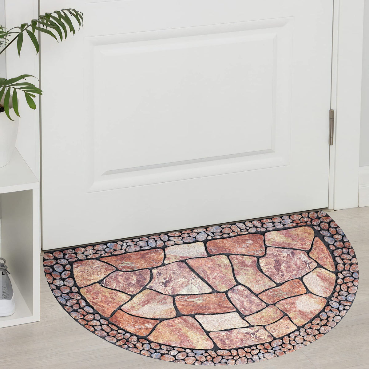 MANO easy-clean mat sweeps, vacuums, or hoses off quickly.