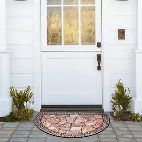 MANO sun and snow resistant mat stays vibrant with sun exposure.