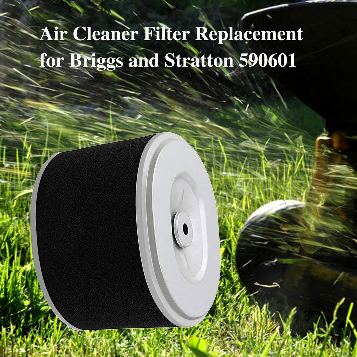 Manostia foam pre-cleaner wrap enhances initial filtration before the main element.