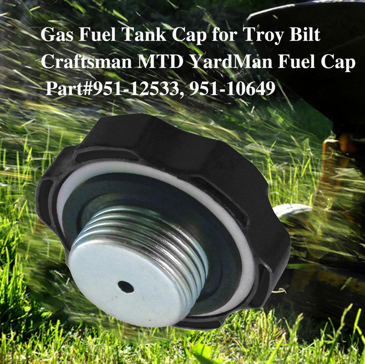 Manostia gas fuel tank cap for Craftsman 951-10649 with easy installation