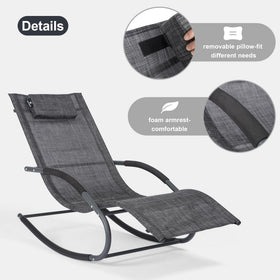 Mansion Home chaise lounge pillow removable for easy cleaning and customization.