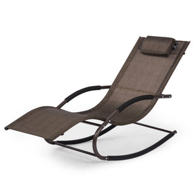 Mansion Home lounge chair poolside, ideal for sunbathing and relaxation.