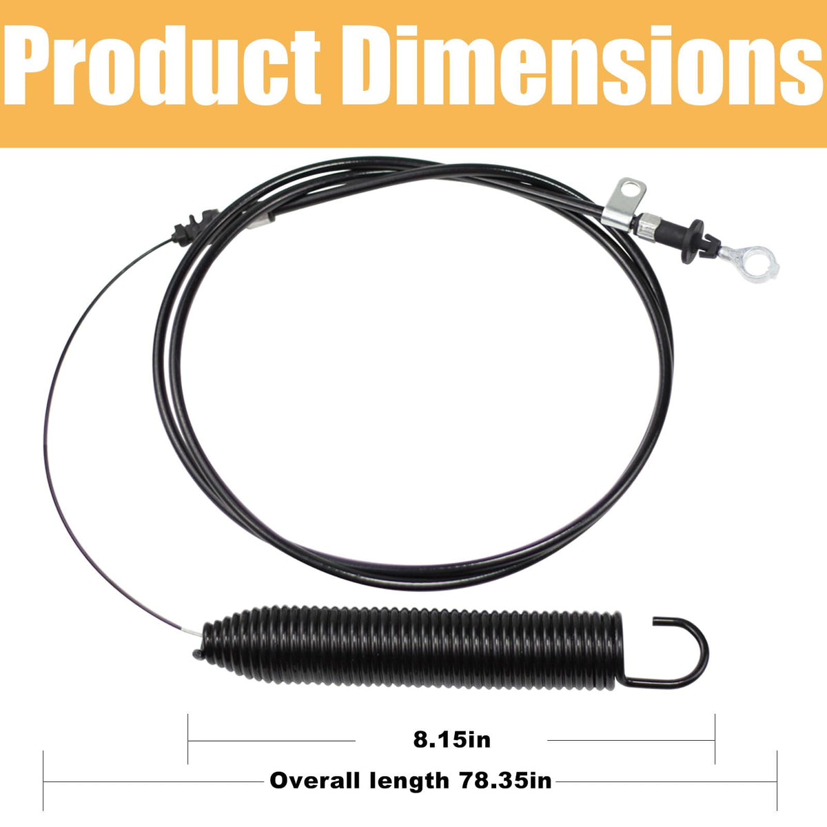 MANUTEX Deere D100 PTO cable delivers smooth clutch action.