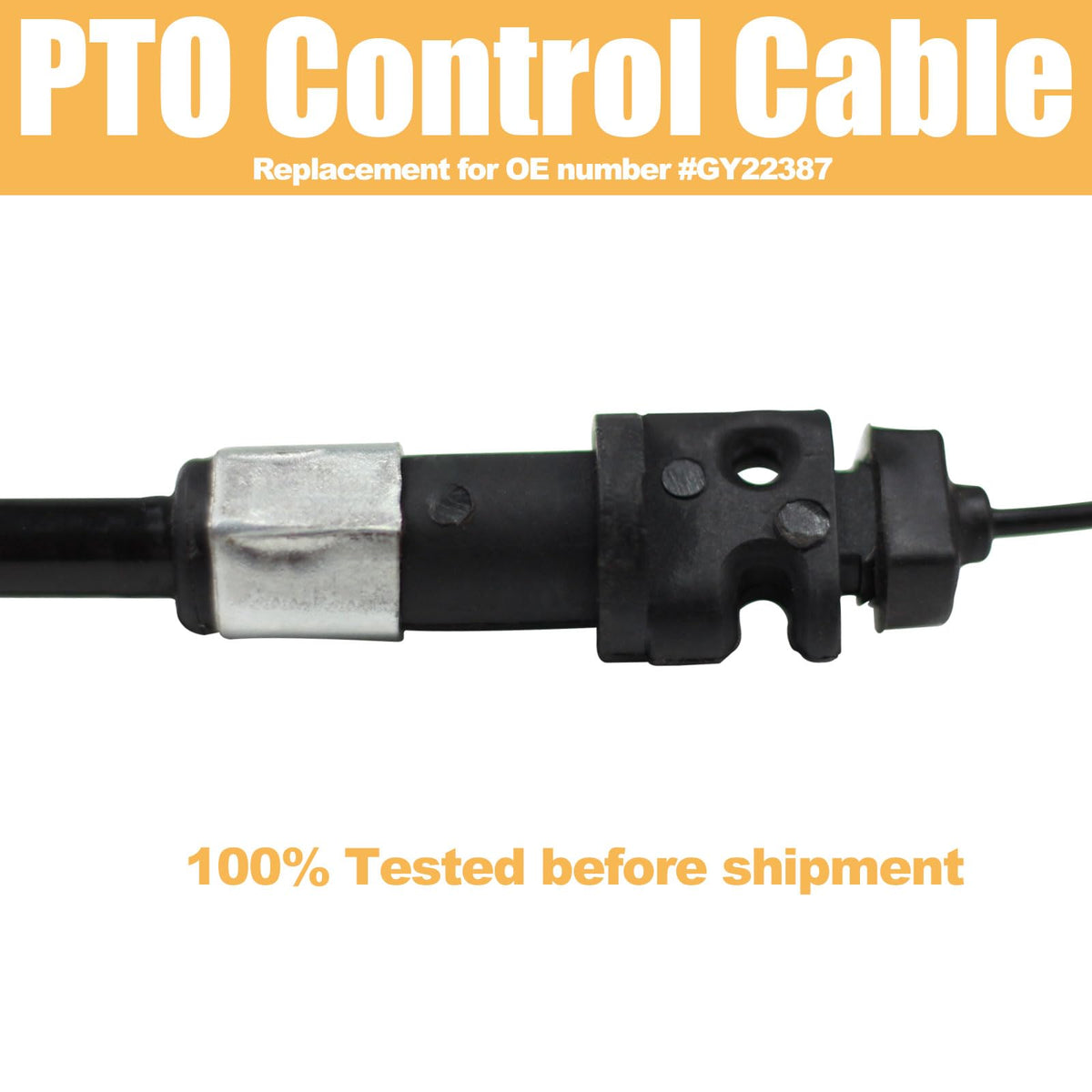 MANUTEX Deere D110 cable for PTO provides reliable engagement.